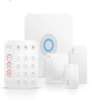 PACK ALARME WIFI RING 5PCS (1 capteur mouvement, 1 capteur porte, 1 extendeur, 1 sirene, 1 centrale)