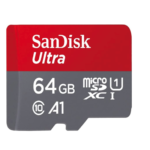 Carte Memoire Sandisk 64 GB categorie A1 class 10